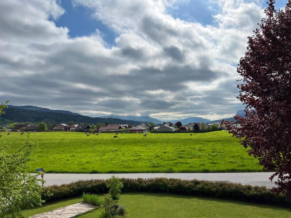 Ferienwohnung Zum Entspannen Thalgau Exterior foto