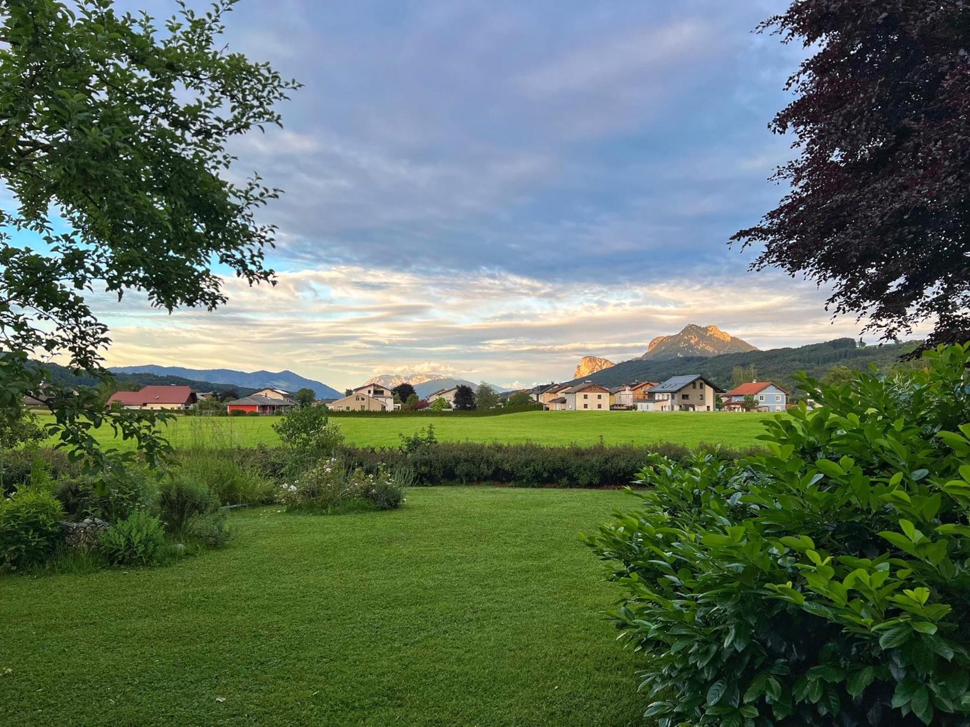 Ferienwohnung Zum Entspannen Thalgau Exterior foto